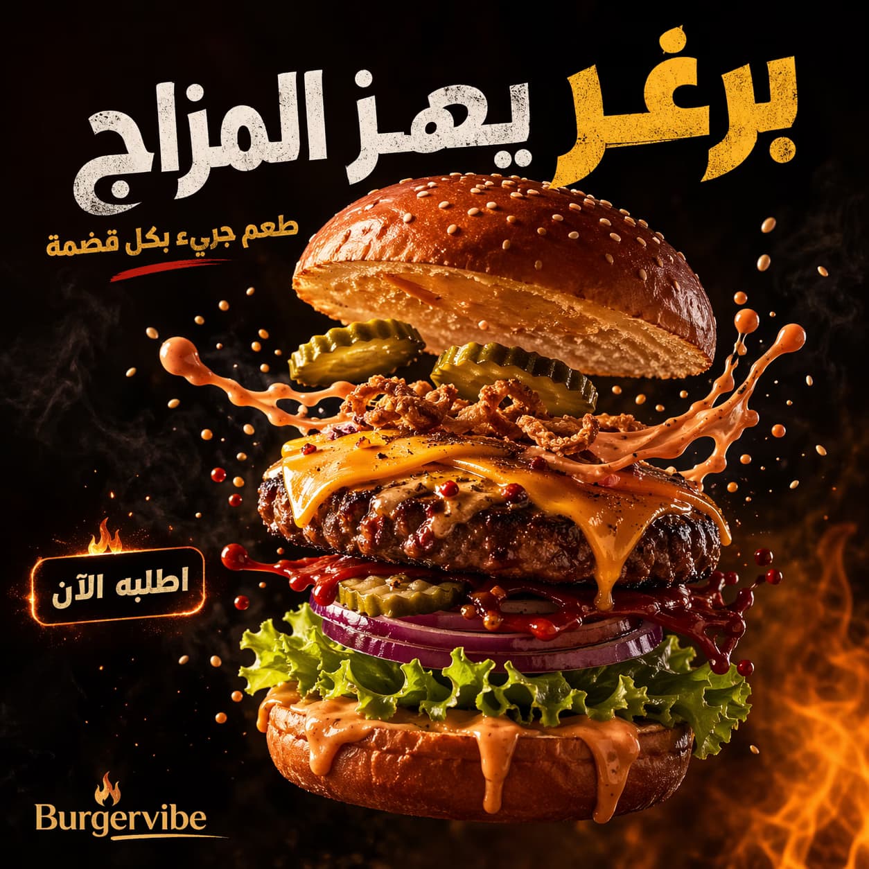 Burger Vibe social media post 1